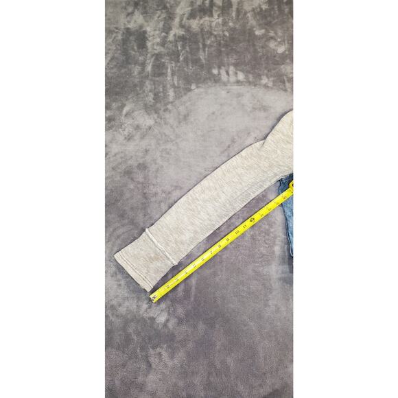 Free People Women's Size S Jean Jacket Blue Hybrid Winter Cotton Ca16-10 - Picture 4 of 7